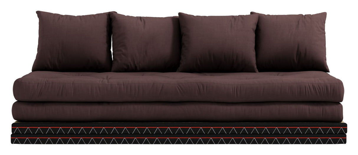 Chico Futon Sofa m. Tatami måtter, Brun - UNOLIVING.COM