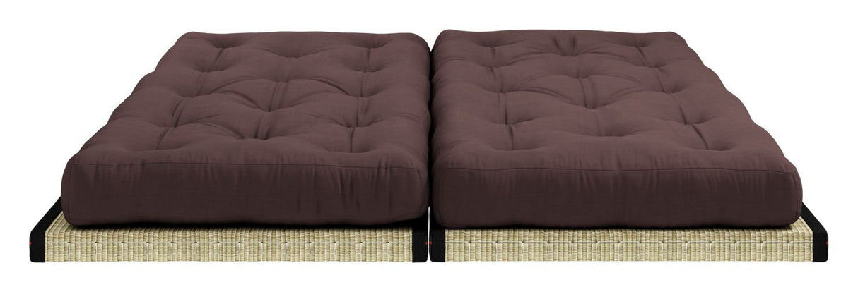 Chico Futon Sofa m. Tatami måtter, Brun - UNOLIVING.COM