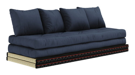 Chico Futon Sofa m. Tatami måtter, Navy - UNOLIVING.COM