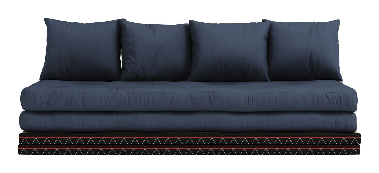 Chico Futon Sofa m. Tatami måtter, Navy - UNOLIVING.COM