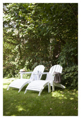 Adirondack Havestol, Hvidmalet Mahogni - Unoliving.com