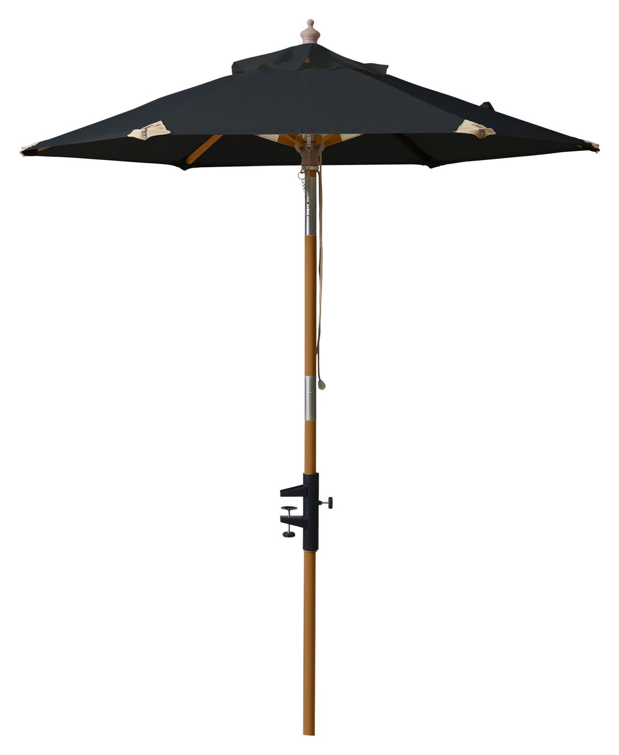 Balcony Parasol, Sort polyester, Ø180 - Unoliving.com