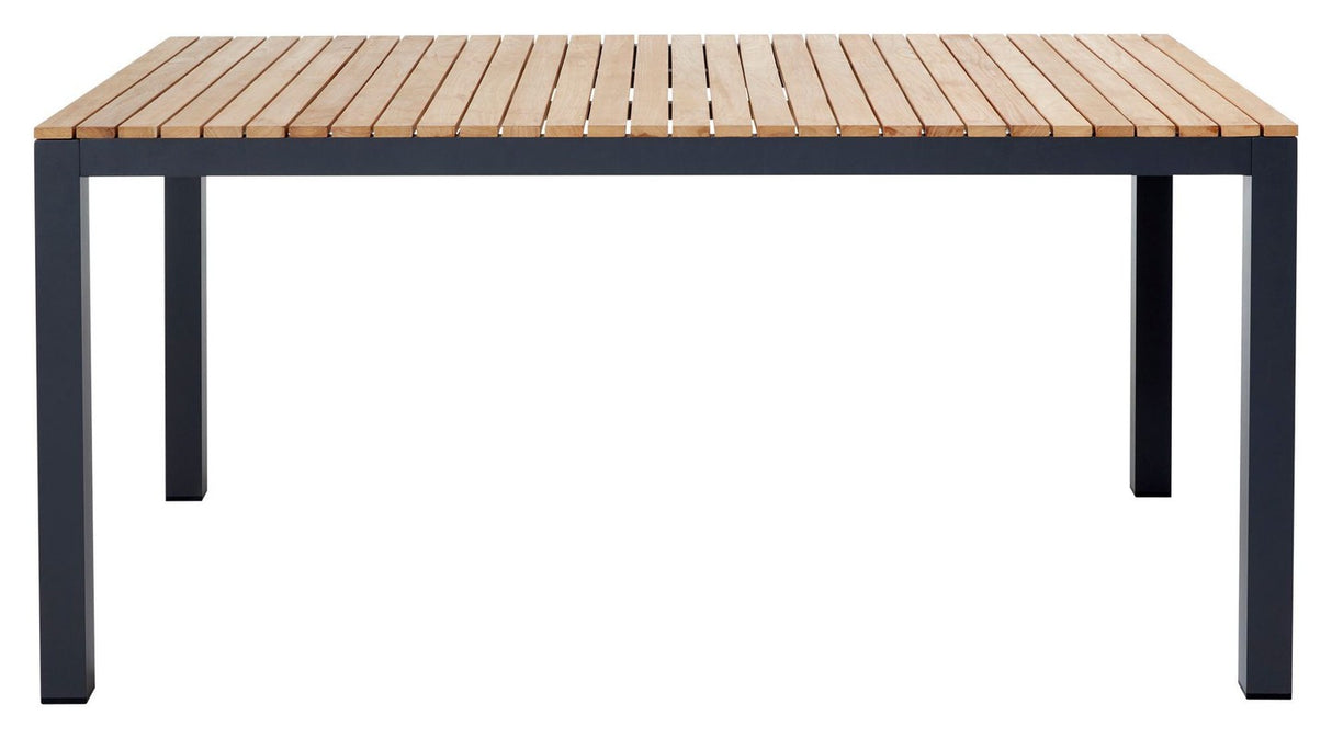 Mood Extreme Havebord Teak/Grå, 165x100 - Unoliving.com