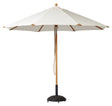 Rio Parasol m. tilt, Offwhite, Ø3,3 - Unoliving.com