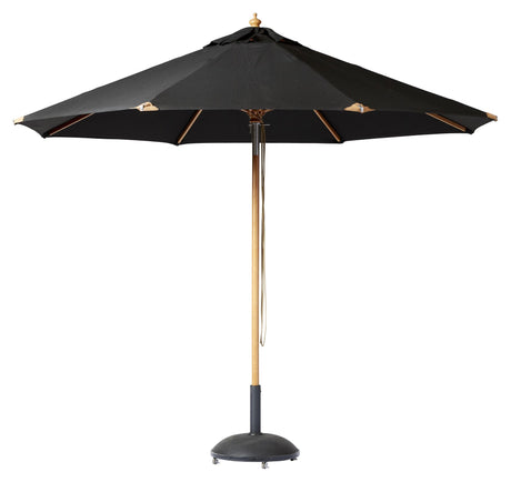 Rio Parasol m. tilt, Sort Olefin, Ø3,3 - Unoliving.com