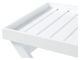 Tray Bakkebord 60x40, Hvid PU - Unoliving.com