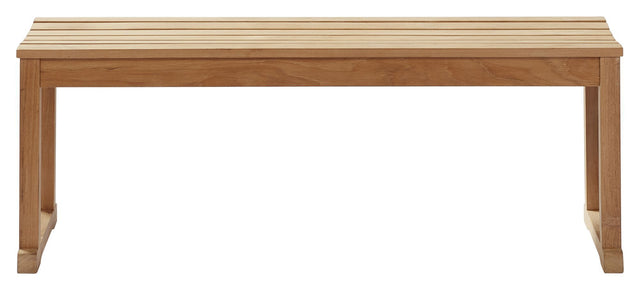 Vega Havebænk Teak, B120 - Unoliving.com