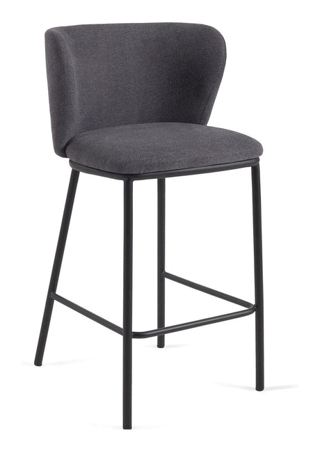 Ciselia Barstol 65cm, mørk grå - UNOLIVING.COM