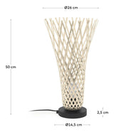 Citalli Bordlampe, Bambus - UNOLIVING.COM