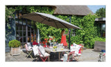 Colmar Parasol 250x250 - Mørkegrå - UNOLIVING.COM