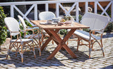 Colonial Exterior Havebord, Teak 160x100 - UNOLIVING.COM