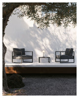 Comova Loungebord 60x60, Sort aluminium - UNOLIVING.COM