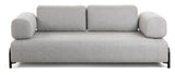 Compo 3 - pers. sofa, Lysegrå - UNOLIVING.COM