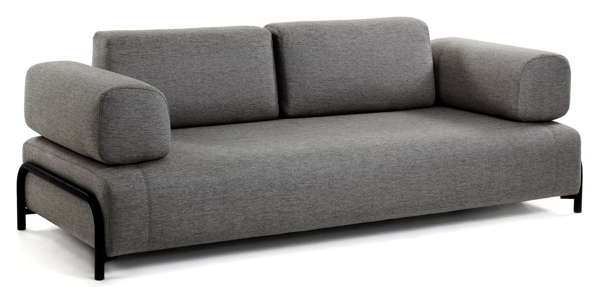 Compo 3 - pers. sofa, Mørkegrå - UNOLIVING.COM