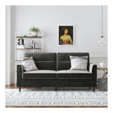 Concord 2 - pers. sofa, Mørkegrå fløjl - UNOLIVING.COM