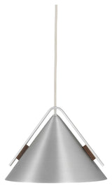 Cone Pendel S, Børstet aluminium/Valnød - UNOLIVING.COM