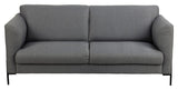 Conley 2 - pers. sofa,Lysegrå, sorte metal vinkelben - UNOLIVING.COM