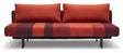 Conlix Patchwork Sovesofa, Rød - UNOLIVING.COM