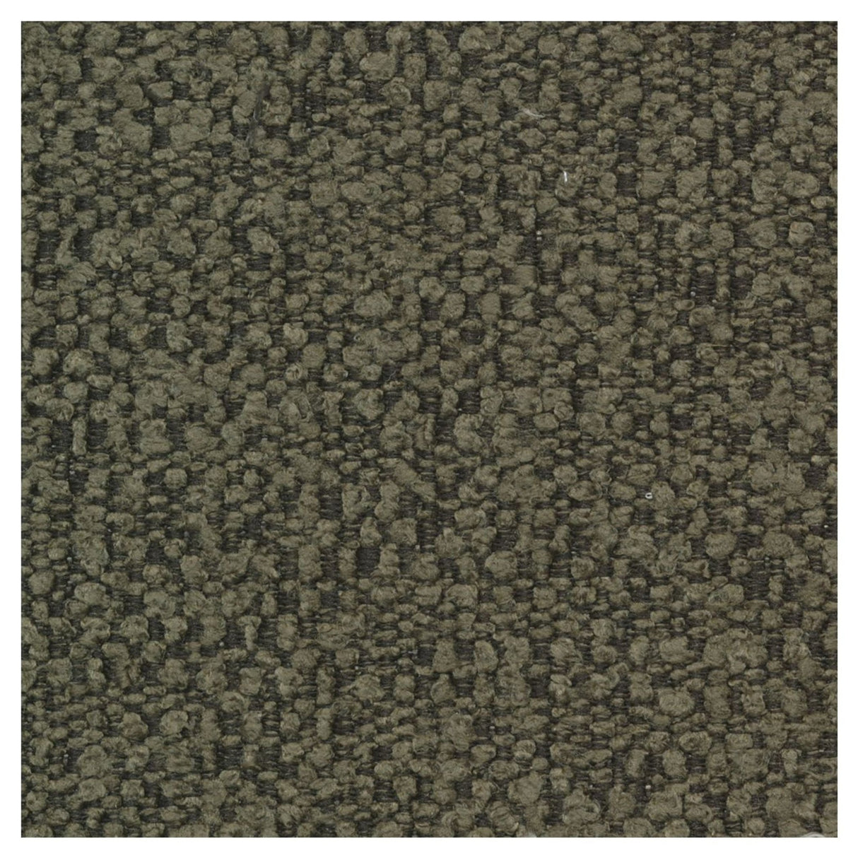 Cornila Puf m. opbevaring, Bouclé/Forest Green, 75x75 - UNOLIVING.COM