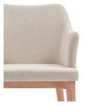 Croft Spisebordsstol, Beige - UNOLIVING.COM