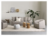 Crush 2,5 - pers. Sofa, beige tekstil - UNOLIVING.COM