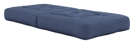 Cube Futon, Navy Petroleum Blue - UNOLIVING.COM