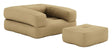 Cube Futon, Wheat beige - UNOLIVING.COM