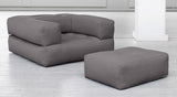 Cube Stol, Grey - UNOLIVING.COM