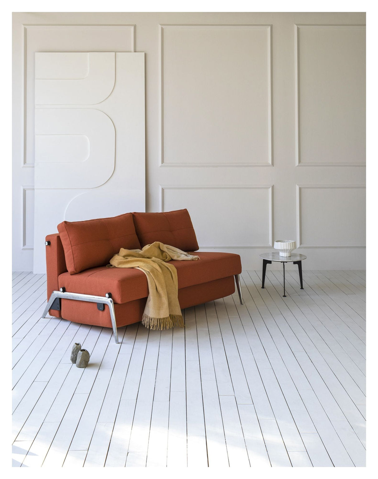 Cubed 140 Alu Sovesofa, Argus/Rust - UNOLIVING.COM