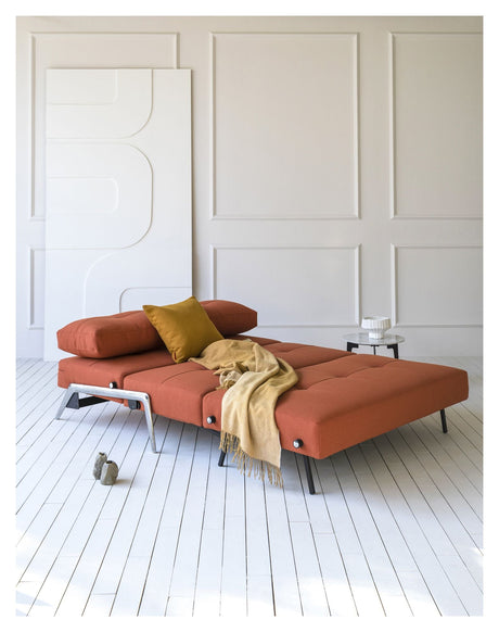 Cubed 140 Alu Sovesofa, Argus/Rust - UNOLIVING.COM