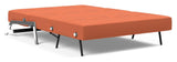 Cubed 140 Chrome Sovesofa, Argus/Rust - UNOLIVING.COM