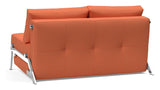 Cubed 140 Chrome Sovesofa, Argus/Rust - UNOLIVING.COM