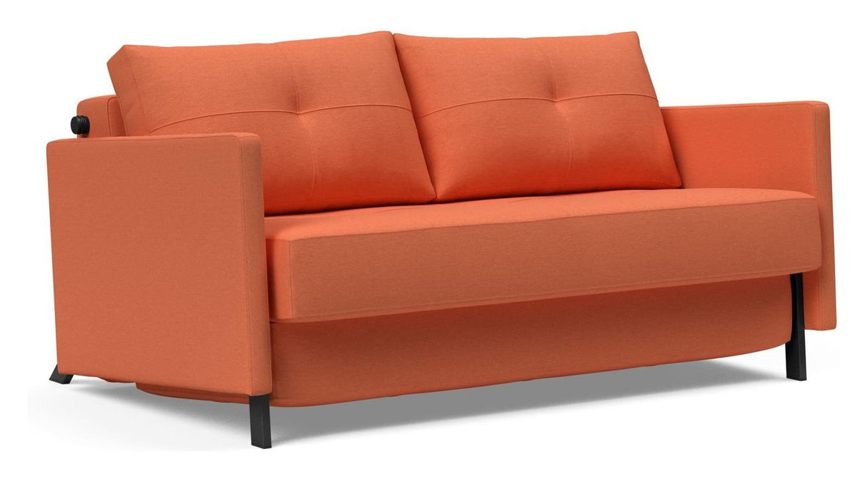 Cubed 140 Sovesofa m. armlæn, Argus/Rust - UNOLIVING.COM