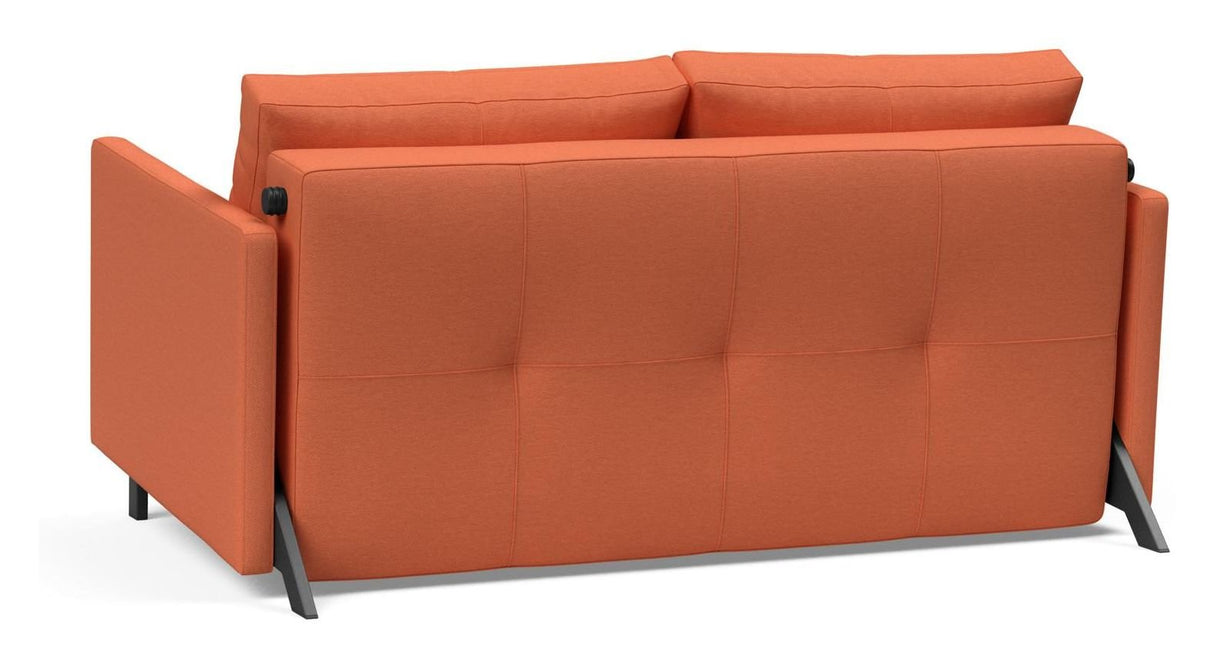 Cubed 140 Sovesofa m. armlæn, Argus/Rust - UNOLIVING.COM