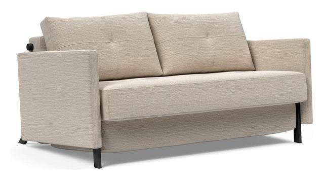 Cubed 140 Sovesofa m. armlæn, Blida/Sand Grey - UNOLIVING.COM