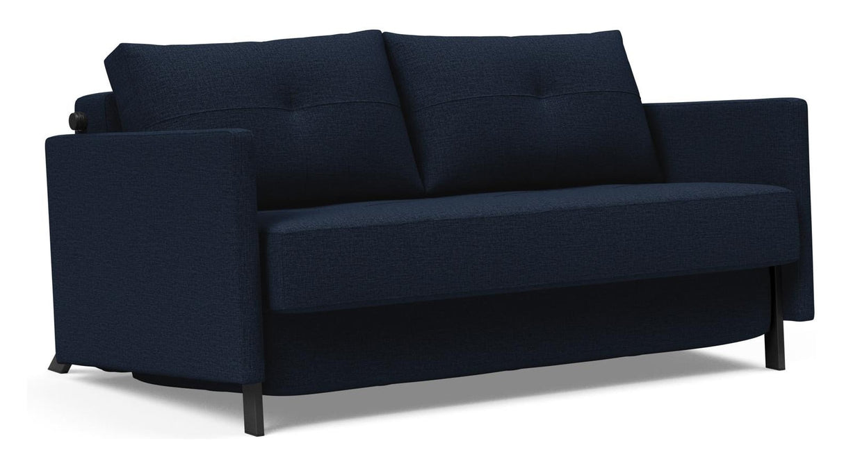 Cubed 140 Sovesofa m. armlæn, Mixed Dance/Blue - UNOLIVING.COM