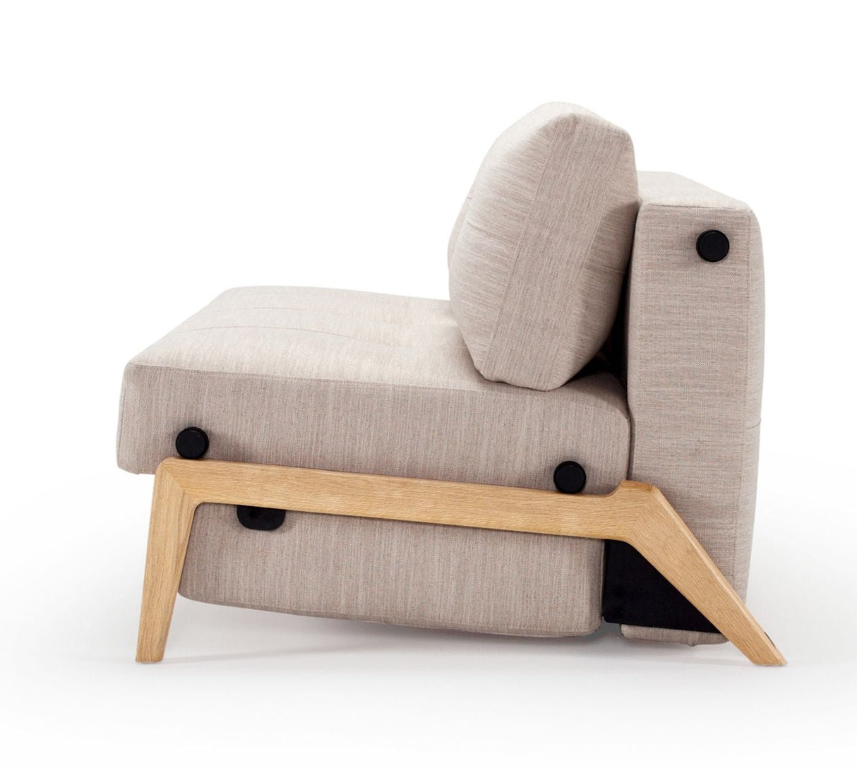 Cubed 140 Sovesofa m. Egeben, Sand Grå - UNOLIVING.COM