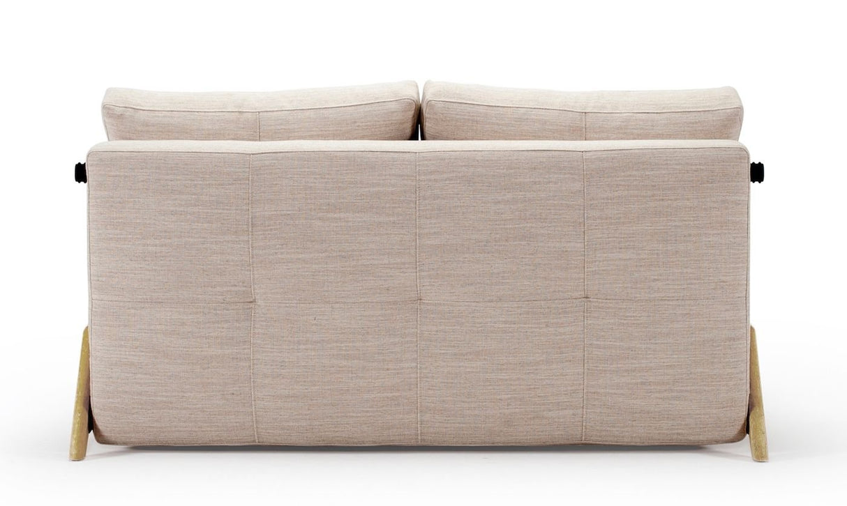 Cubed 140 Sovesofa m. Egeben, Sand Grå - UNOLIVING.COM