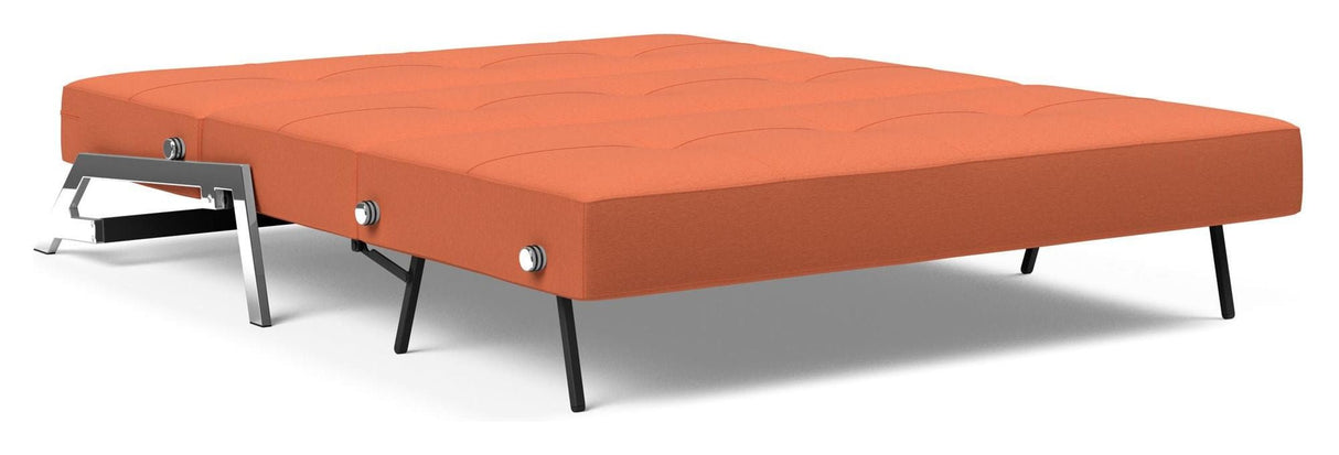 Cubed 160 Chrome Sovesofa, Argus/Rust - UNOLIVING.COM