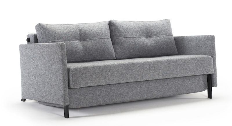 Cubed 160 Sovesofa m. armlæn, Twist/Granite - UNOLIVING.COM