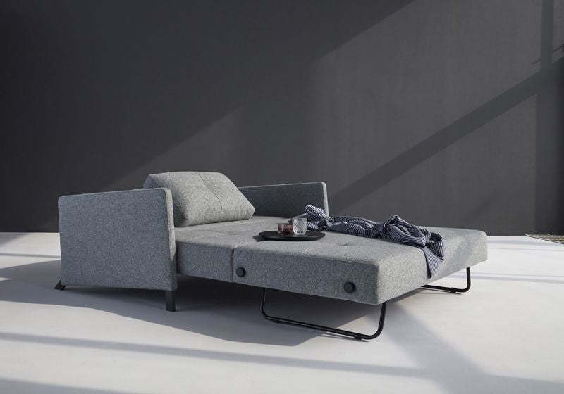 Cubed 160 Sovesofa m. armlæn, Twist/Granite - UNOLIVING.COM