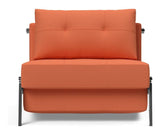 Cubed 90 Chrome Loungestol, Argus/Rust - UNOLIVING.COM