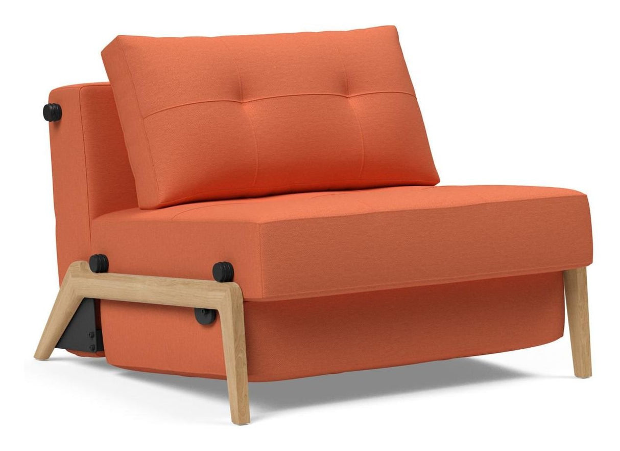 Cubed 90 Wood Loungestol, Argus/Rust - UNOLIVING.COM