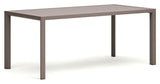 Culip Havebord, Brun alu, 180x90 - UNOLIVING.COM