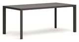 Culip Havebord, Grå alu, 180x90 - UNOLIVING.COM