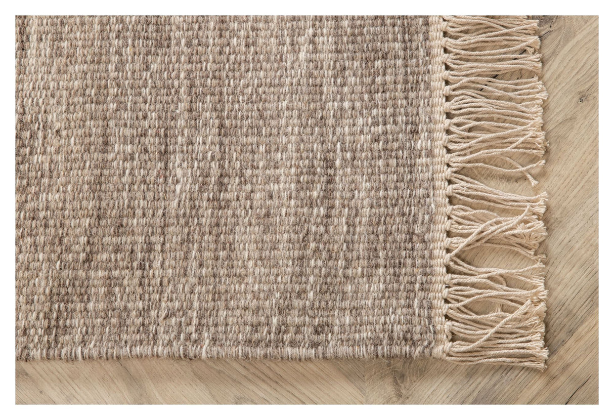 Cyrus Uldmix løber, 80x250, Beige - UNOLIVING.COM