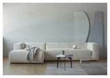 Kornum Sofa med chaiselong venstre, Offwhite Bouclé - Unoliving.com