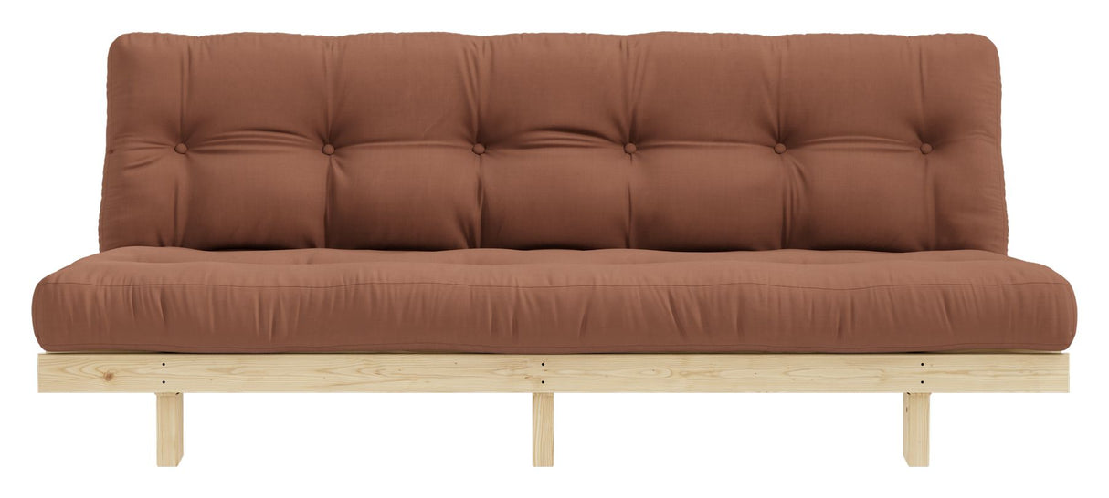 Lean Sovesofa, Fyrretræ/Brun - Unoliving.com