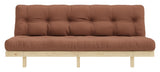 Lean Sovesofa, Fyrretræ/Brun - Unoliving.com