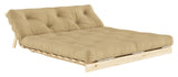 Roots 160 Sovesofa, Fyrretræ/Wheat beige,